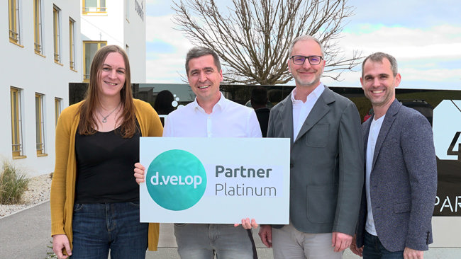 Wir sind stolz, d.velop Platinum Partner zu sein.