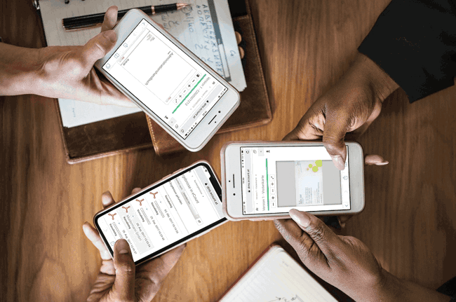 Mobile Ansicht des DMS